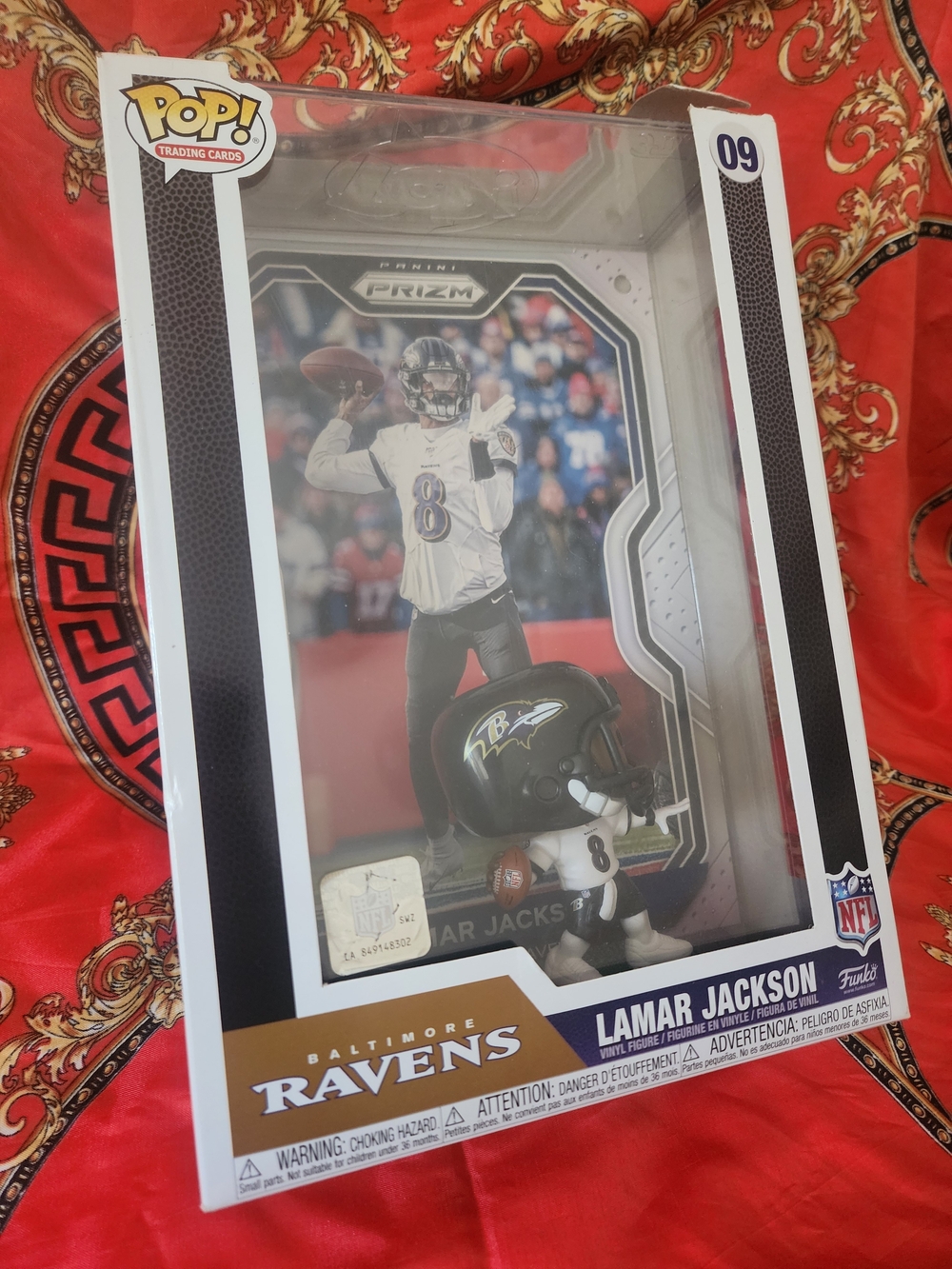 Funko Lamar Jackson Figure - Black White Gold